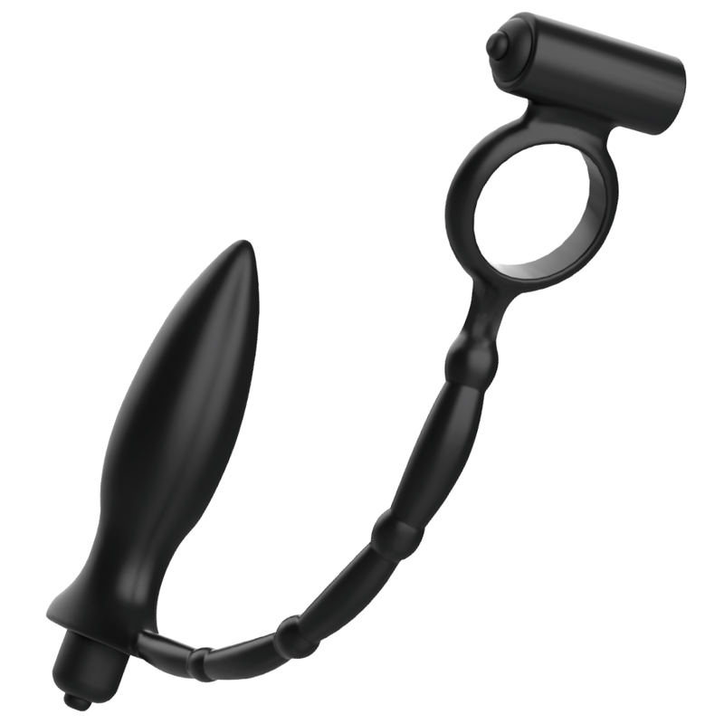 ADDICTED TOYS - ANAL PLUG WITH VIBRATORY RING - 53Xshop