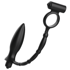 ADDICTED TOYS - ANAL PLUG WITH VIBRATORY RING - 53Xshop
