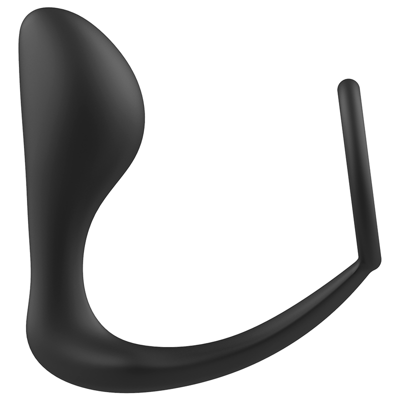 ADDICTED TOYS - ANAL PLUG WITH BLACK SILICONE RING - 53Xshop