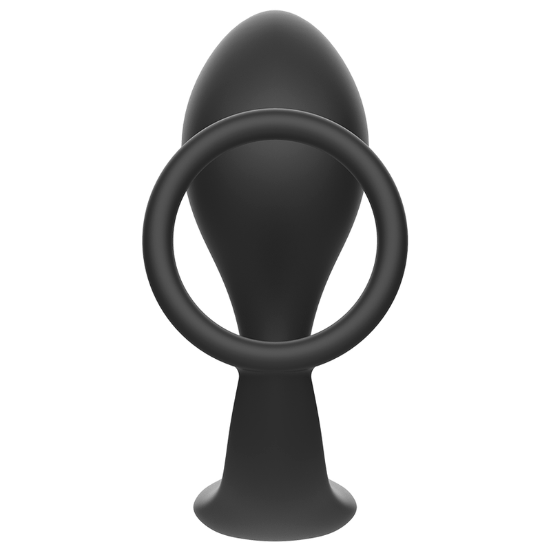ADDICTED TOYS - ANAL PLUG WITH BLACK SILICONE RING - 53Xshop