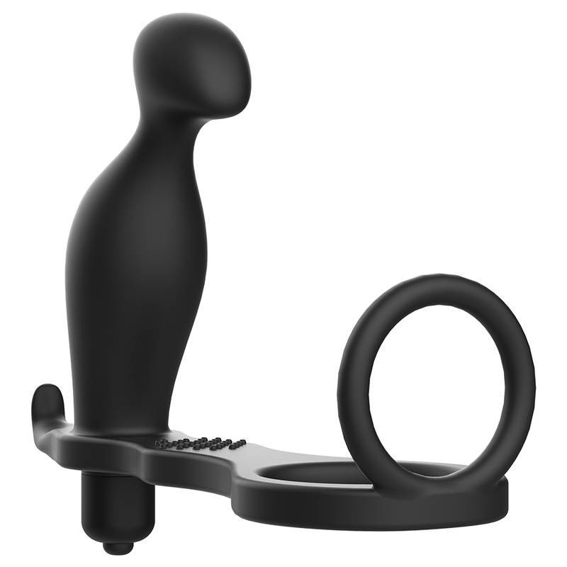 ADDICTED TOYS - ANAL PLUG WITH BLACK SILICONE RING 12 CM - 53Xshop