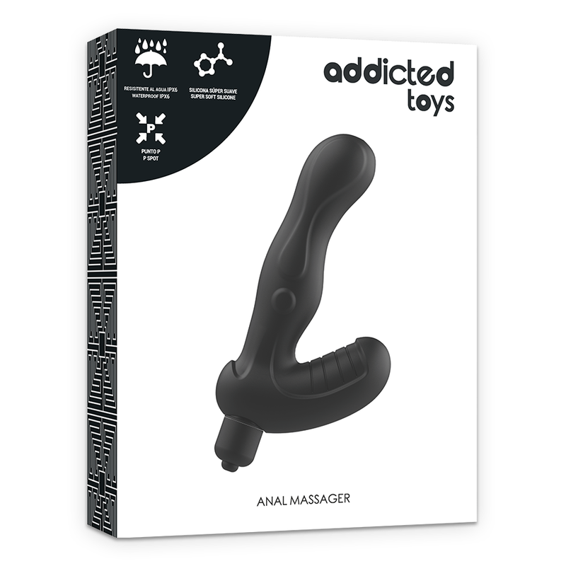 ADDICTED TOYS - P-SPOT VIBE SILICONE PROSTATE ANAL STIMULATOR - 53Xshop