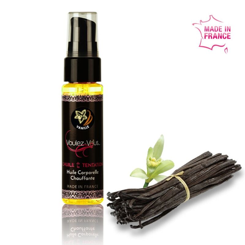 VOULEZ-VOUS - WARMING BODY OIL- VANILLA 35 ML - 53Xshop