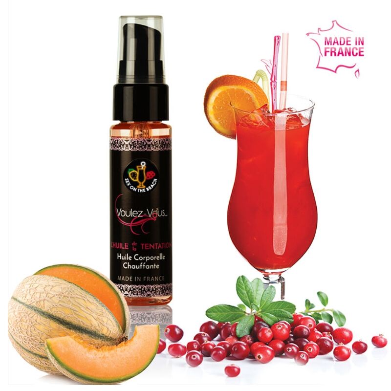 VOULEZ-VOUS - WARMING BODY OIL- SEX ON THE BEACH 35 ML - 53Xshop
