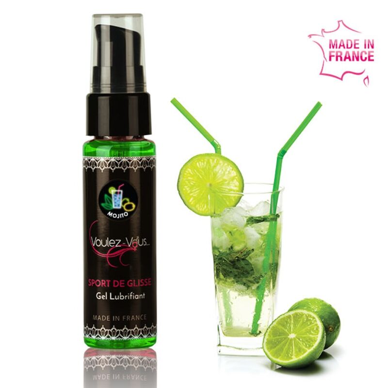 VOULEZ-VOUS - WATER-BASED LUBRICANT - MOJITO - 35 ML - 53Xshop